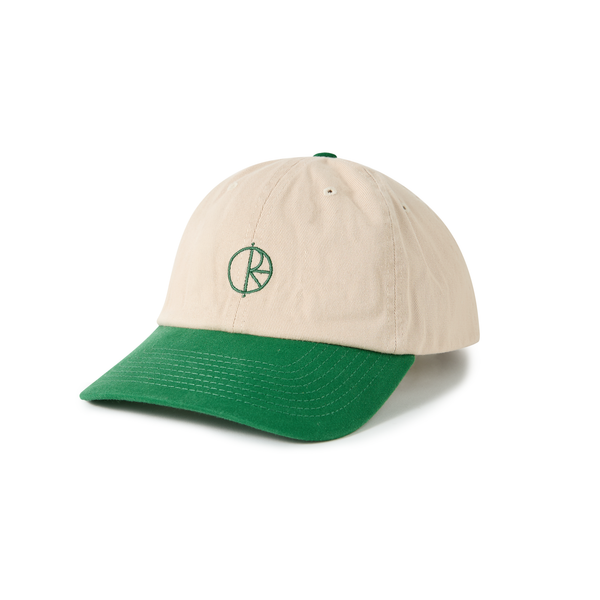 polar skate co. Sai Cap | Stroke Logo - Ecru / Green