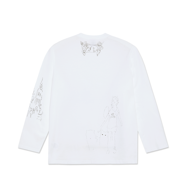 Polar Skate Co. Steve LS Tee | Reve - White