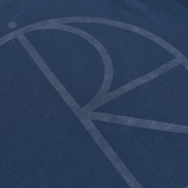 Polar Skate Co. Steve Tee LS | Stroke Logo - Space Blue