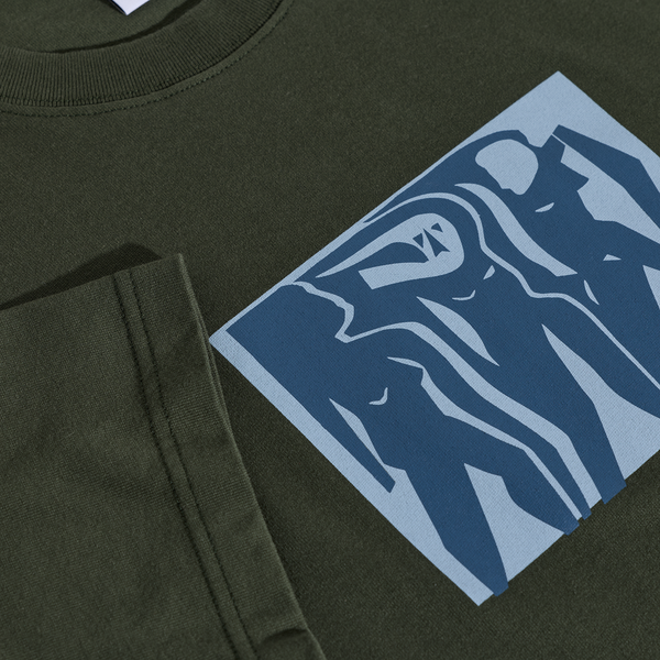 Polar Skate Co. Tee | Cut Outs - Dark Olive