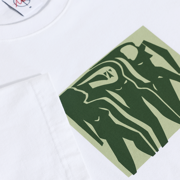Polar Skate Co. Tee | Cut Outs - White