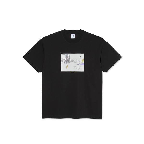 polar skate co. Tee | Downtown - Black