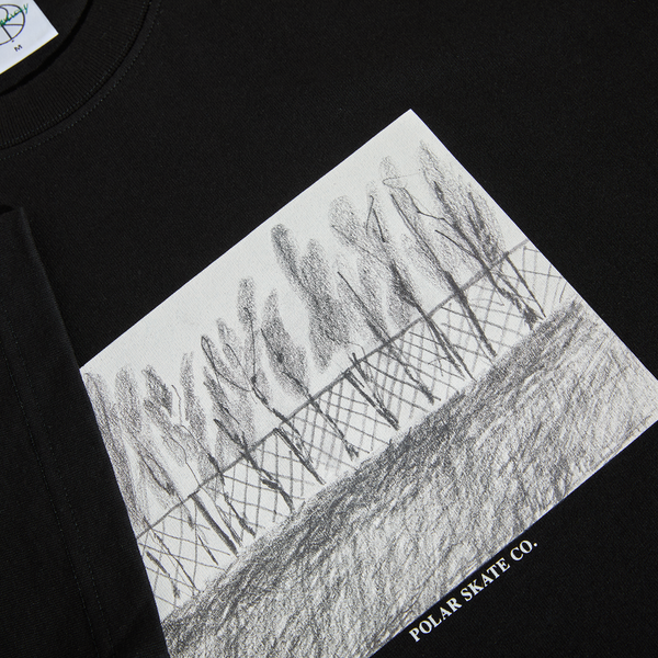 Polar Skate Co. Tee | Fence - Black