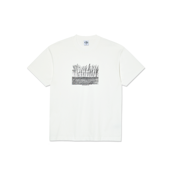 polar skate co. Tee | Fence - Cloud White