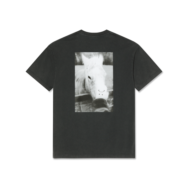 Polar Skate Co. Tee | Horse Hand - Silver Black