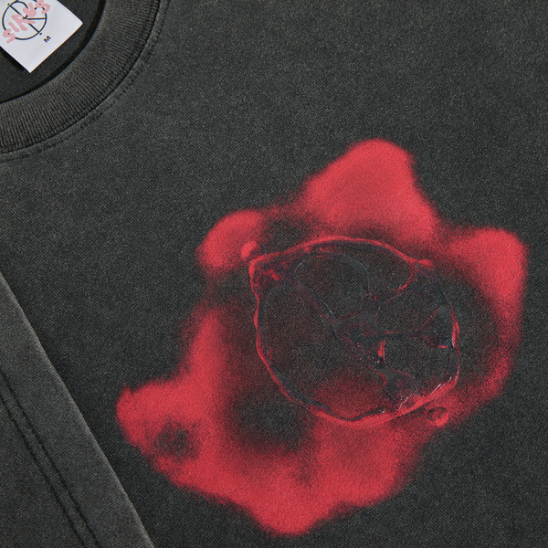 Polar Skate Co. Tee | Metal Logo - Silver Black