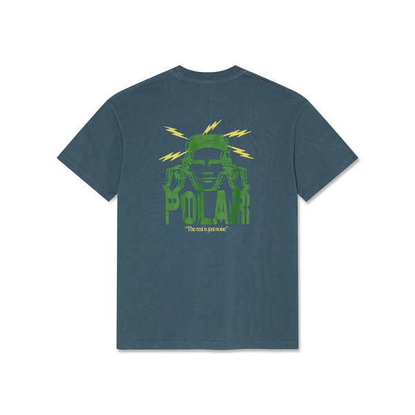 Polar Skate Co. Tee | Noise - Grey Blue