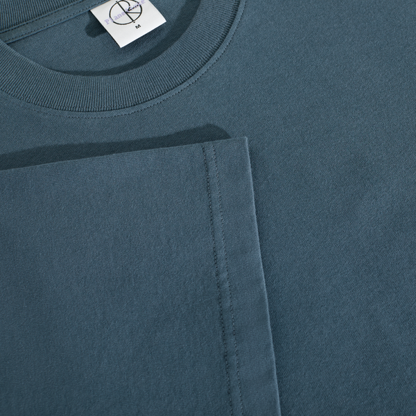 Polar Skate Co. Tee | Noise - Grey Blue