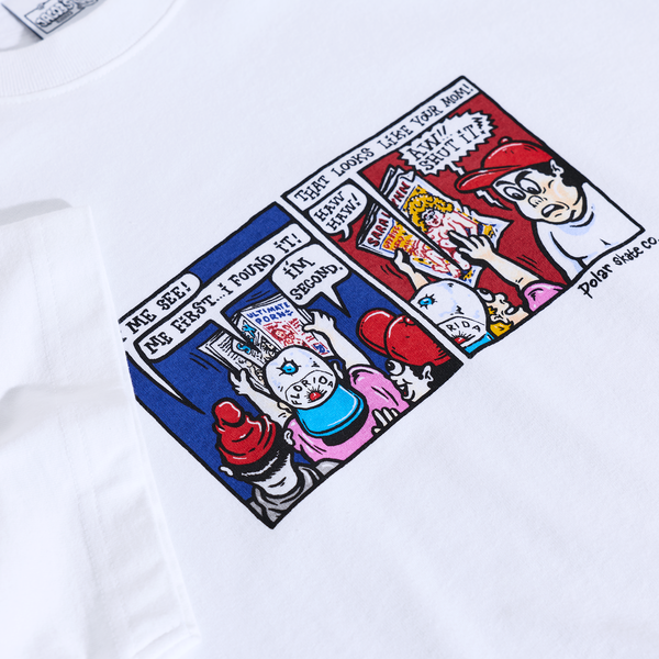 Polar Skate Co. Tee | Shut It - White
