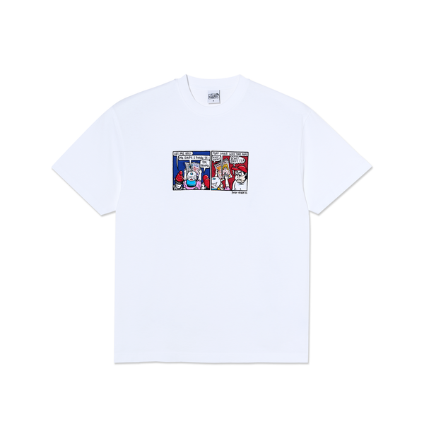 polar skate co. Tee | Shut It - White