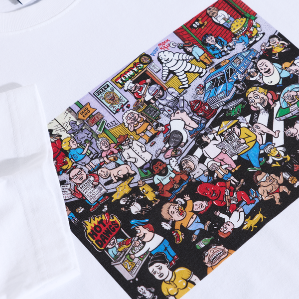 Polar Skate Co. Tee | Street Corner - White