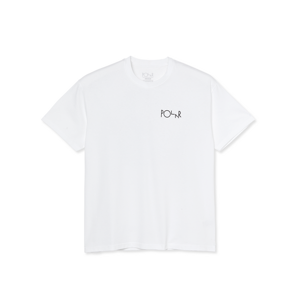 Polar Skate Co. Tee | Stroke Logo - White