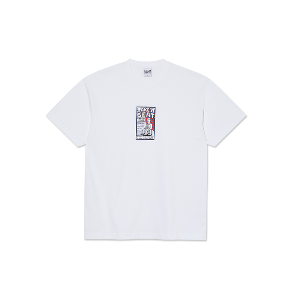 polar skate co. Tee | Take A Seat - White