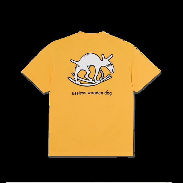 Polar Skate Co. Tee | Useless Wooden Dog - Yellow