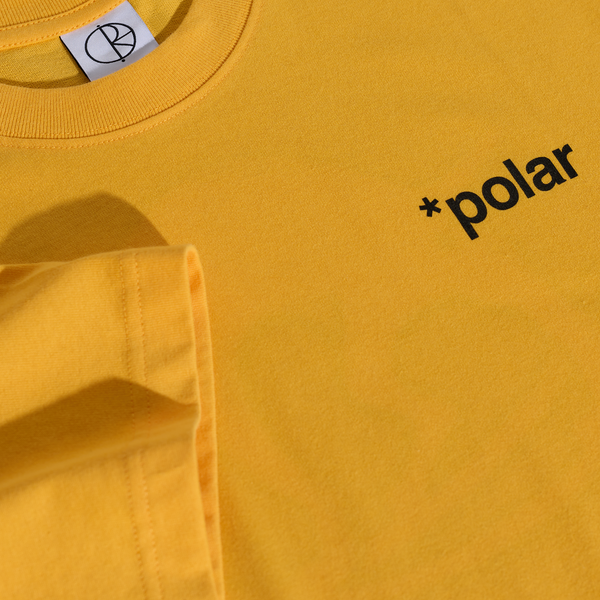 Polar Skate Co. Tee | Useless Wooden Dog - Yellow