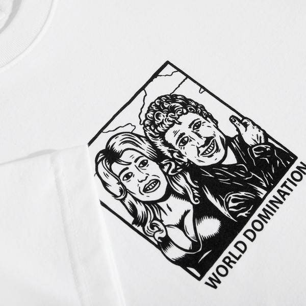 Polar Skate Co. Tee | World Domination - White