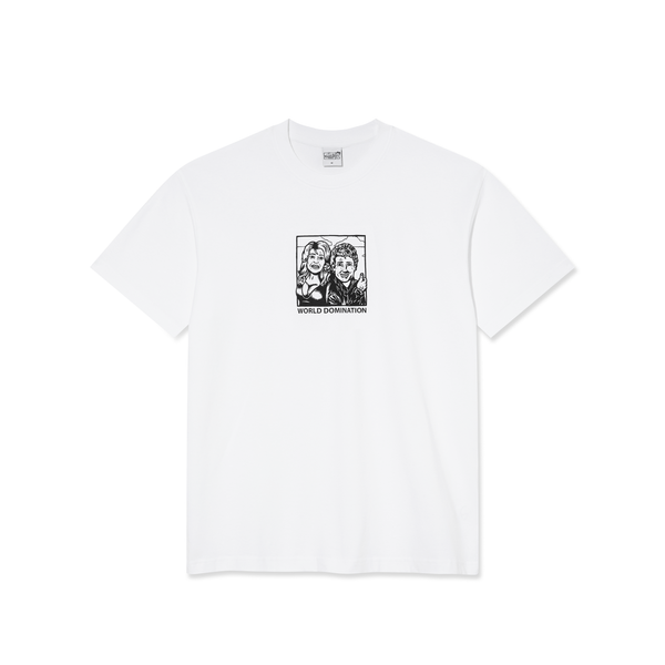 polar skate co. Tee | World Domination - White