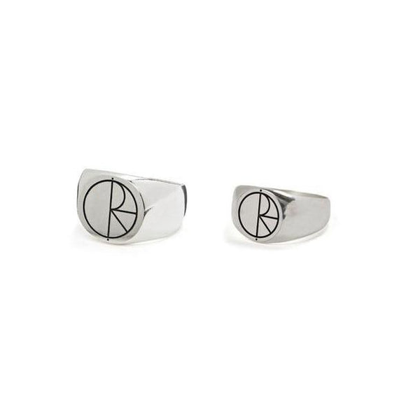 Polar Skate Co. Slim Stroke Logo Ring - Sterling Silver