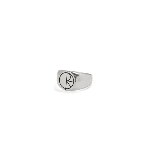 polar skate co. Slim Stroke Logo Ring - Sterling Silver
