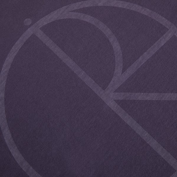 Polar Skate Co. Steve LS Tee | Stroke Logo - Dark Violet