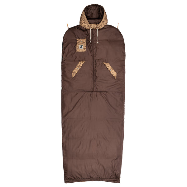 poler Stuff CAMP VIBES Reversible Napsack - Goomer Brown