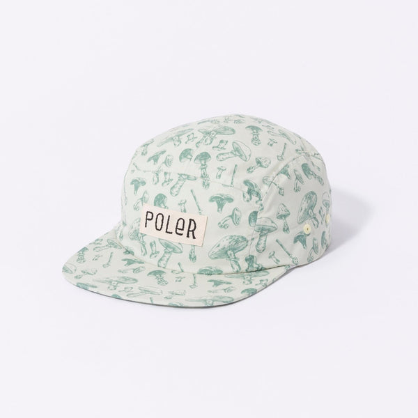 poler stuff ALL OVER 5PANEL CAP NATURAL