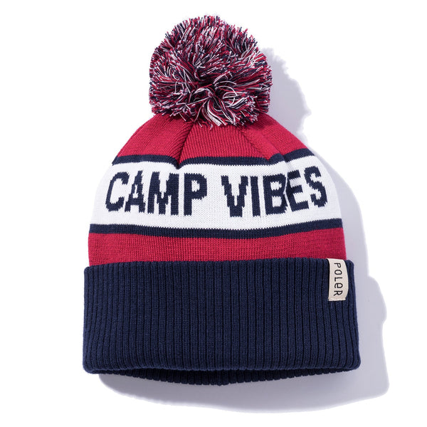 poler stuff CAMP VIBES Beanie Blue