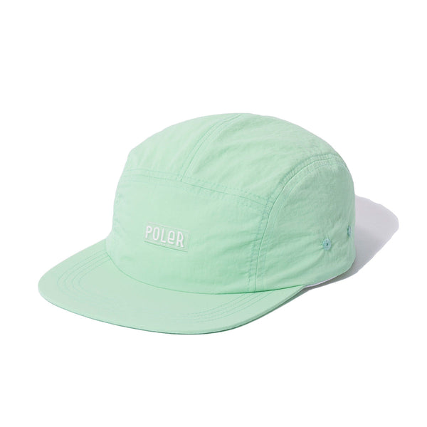 poler stuff FURRY FONT NYLON 5 PANEL CAP LT.GREEN