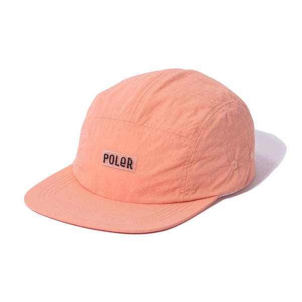 poler stuff FURRY FONT NYLON 5 PANEL CAP LT. ORANGE