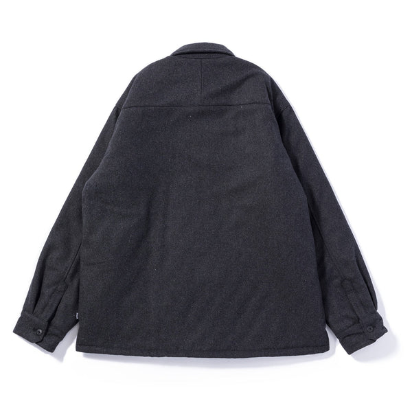 Poler Stuff INSULATED WOOL OVERSHIRT JACKET BLACK
