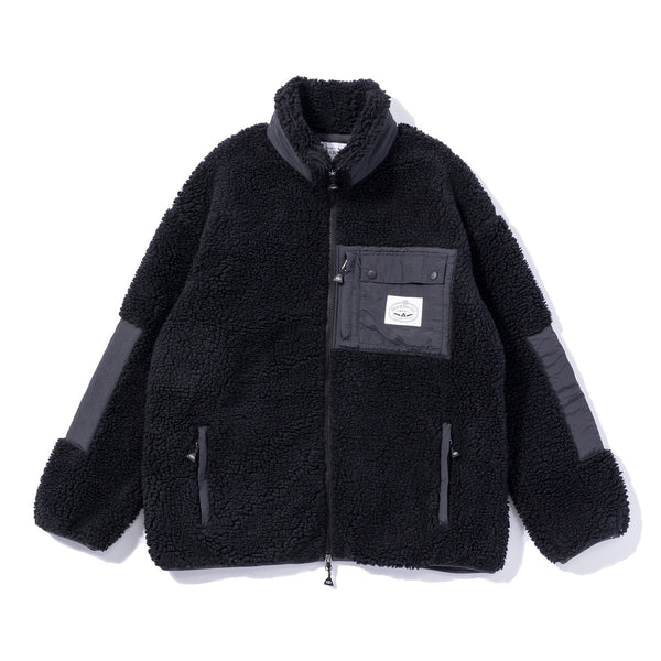 poler stuff JACQUARD SHERPA JACKET BLACK