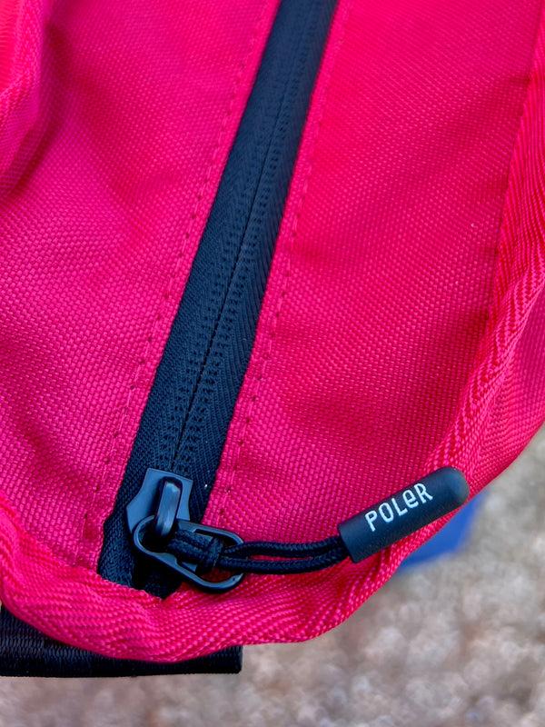 Poler Stuff LARGE TRANSPORT TOTE RED & NAVY