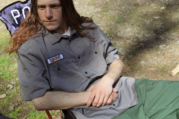 Poler Stuff POLER S/S RELAX WORK SHIRT GREY