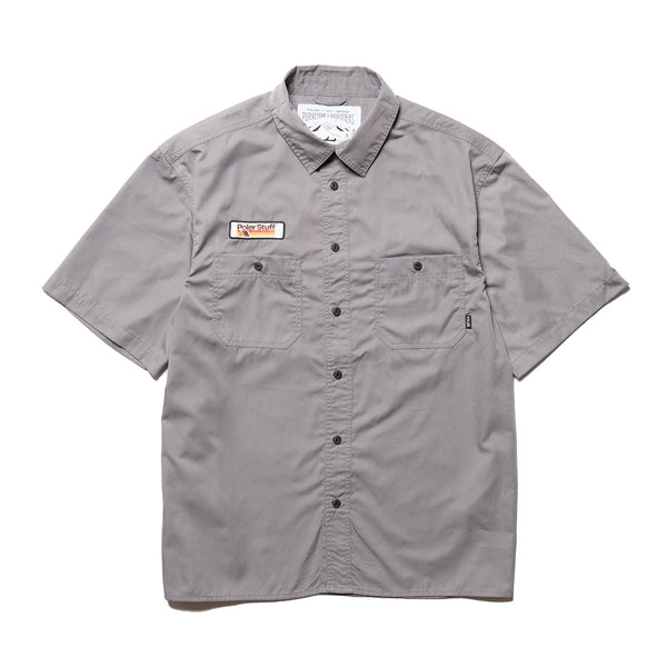 poler stuff POLER S/S RELAX WORK SHIRT GREY