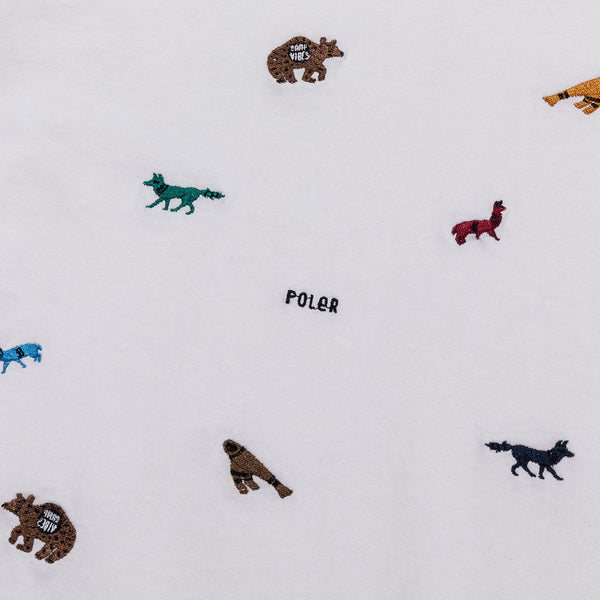 Poler Stuff PRM WASH EMB TEE ANIMAL