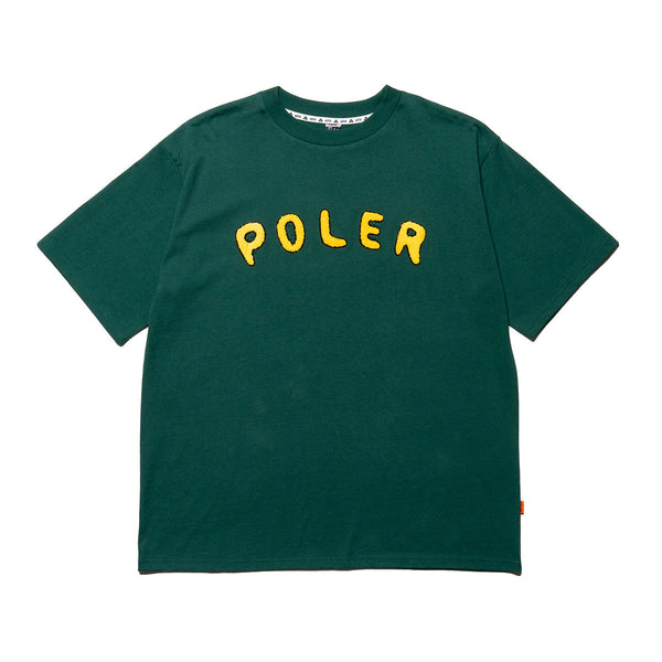 poler stuff PRM WASH POLER CHENILLE EMB TEE