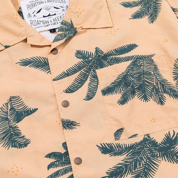 Poler Stuff SHIRRING NYLON SHIRT BEIGE