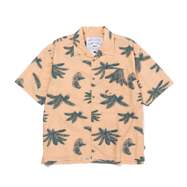 poler stuff SHIRRING NYLON SHIRT BEIGE