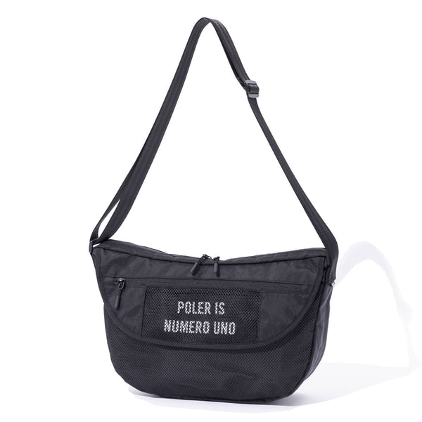 poler stuff X-CLOTH MESSENGER BLACK