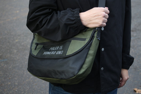 Poler Stuff X-CLOTH MESSENGER OLIVE