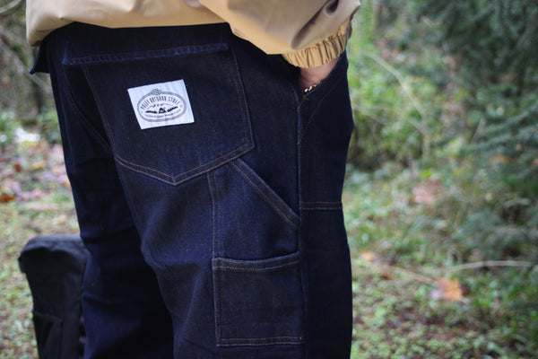 Poler Stuff STRETCH DENIM PAINTER PANTS INDIGO BLUE