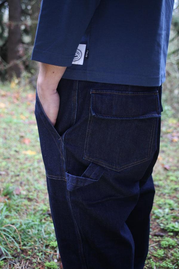 Poler Stuff STRETCH DENIM PAINTER PANTS INDIGO BLUE