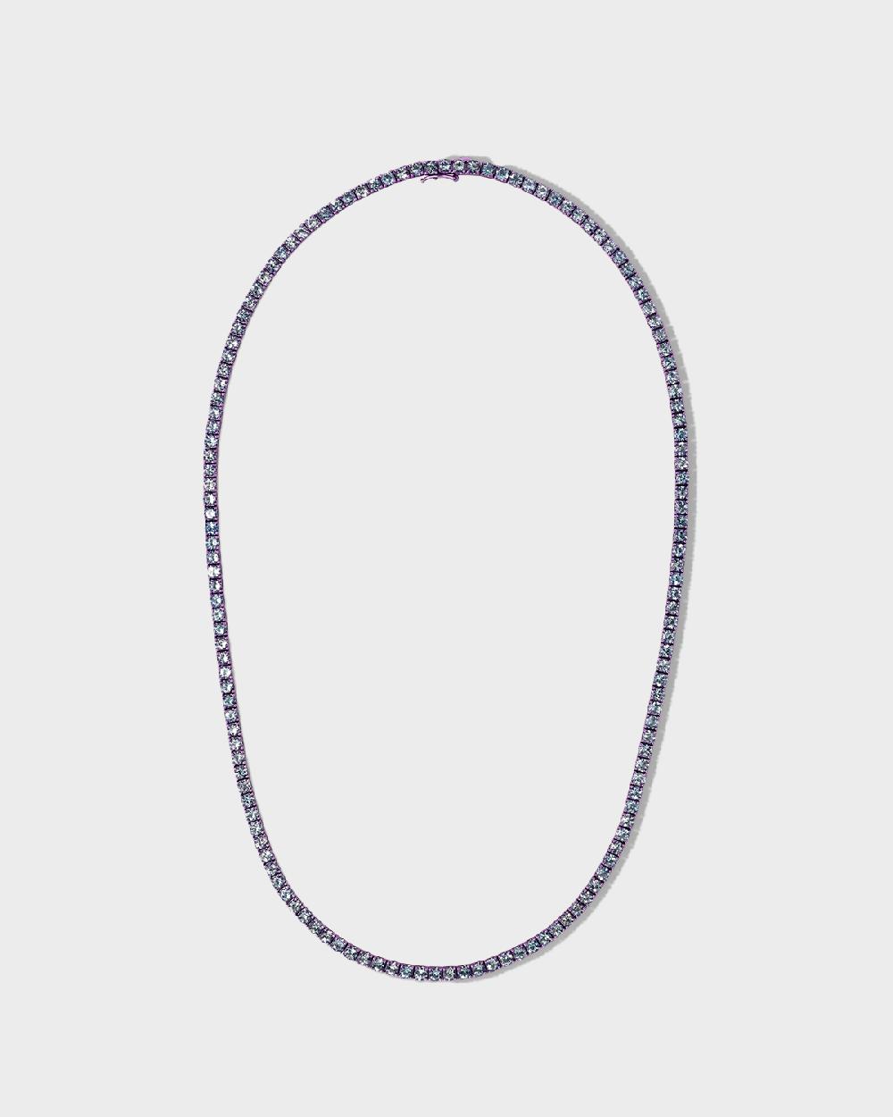 polite worldwide Aero Tennis Necklace Purple