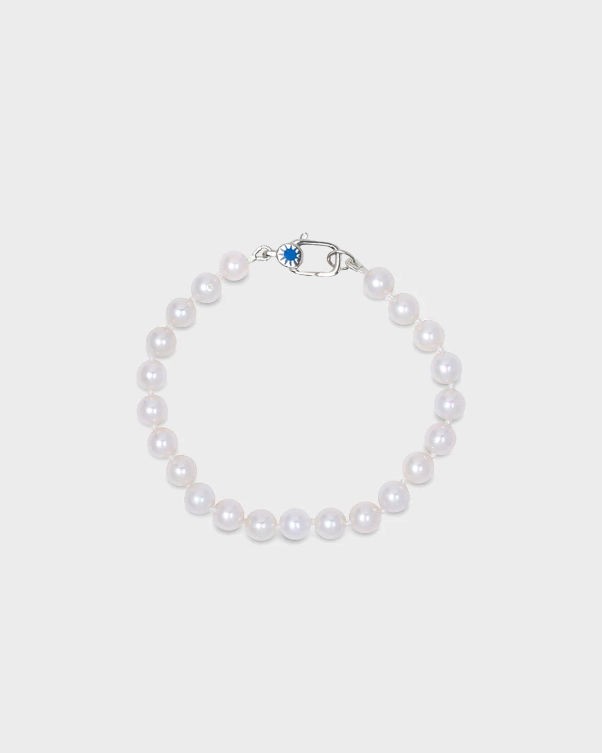polite worldwide Classic Pearl Bracelet Silver