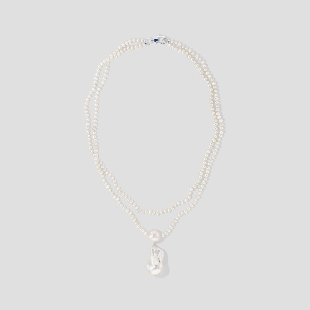 polite worldwide Double Strand Necklace