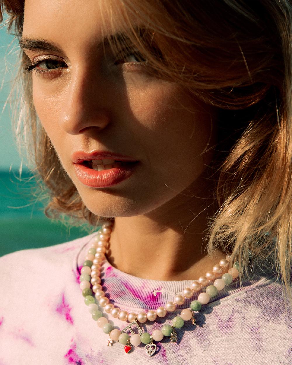 Polite Worldwide Gemstone Charm Necklace