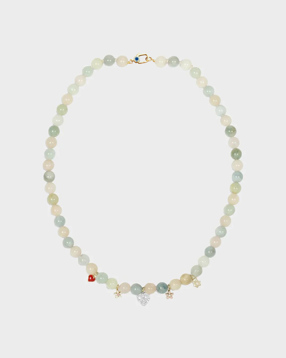 polite worldwide Gemstone Charm Necklace