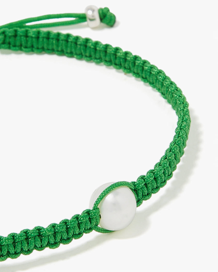 Polite Worldwide Green Friendship Bracelet