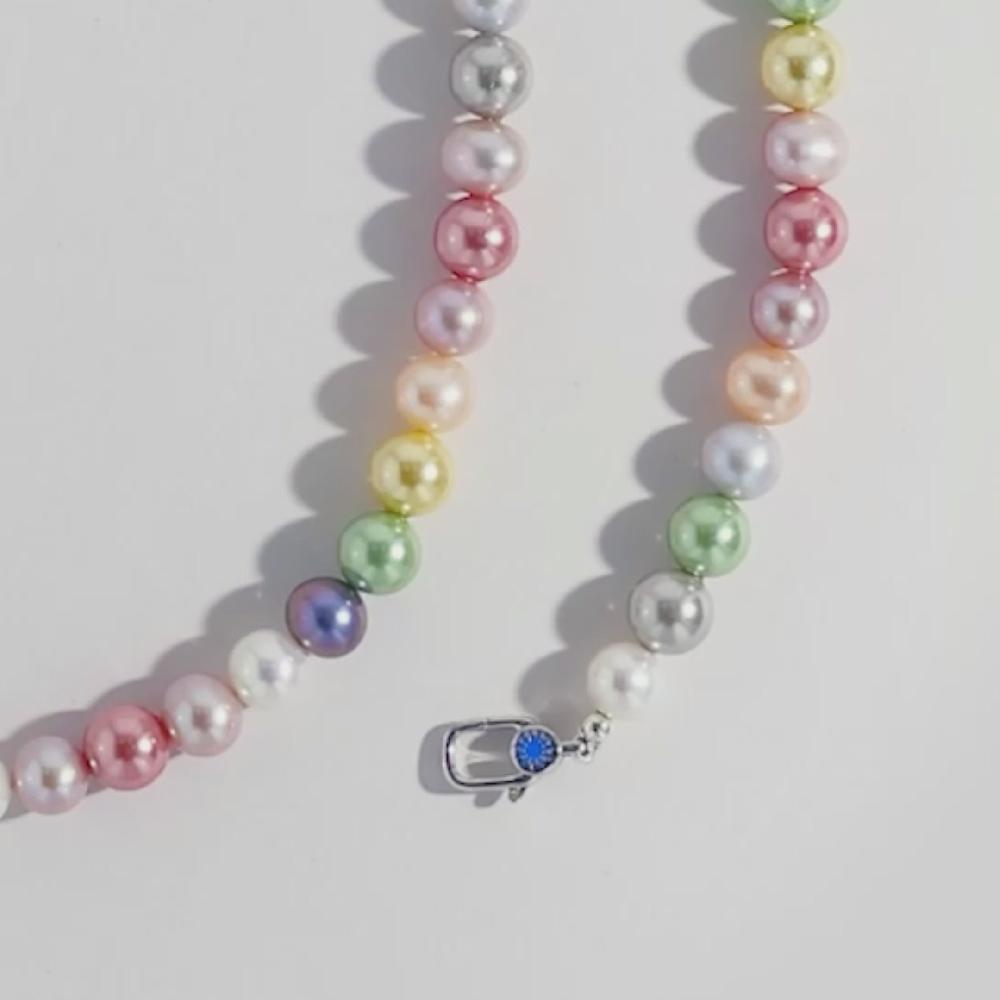 Polite Worldwide Multi Color Pearl Necklace