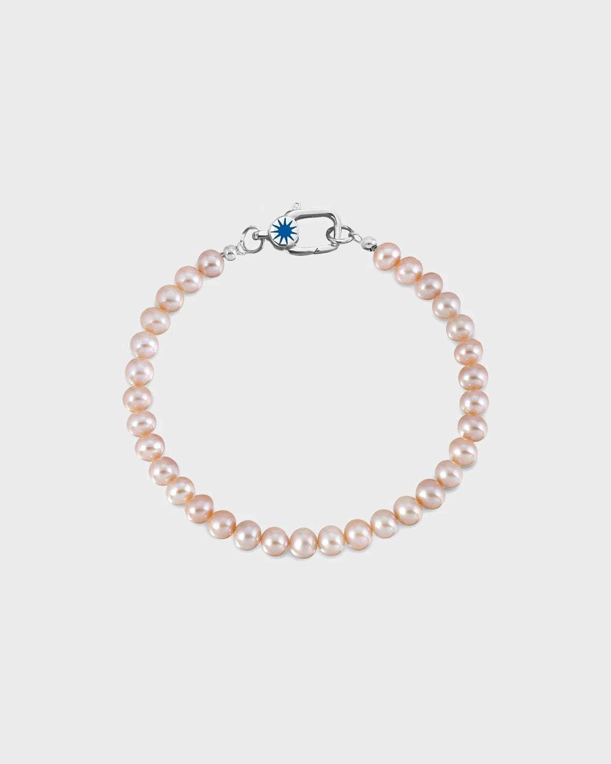 polite worldwide Pink Pearl Bracelet Silver